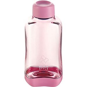 【5セット】 パール金属 ブロックスタイル PCアクアボトル500 ピンク H-6035X5