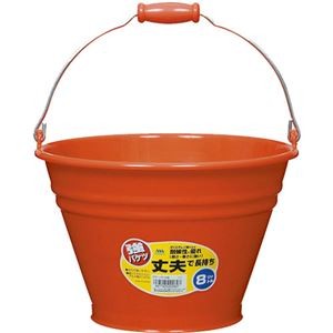 【5セット】 ヒマラヤ化学 カラーバケツ 8型 RE レッド MMT02697X5