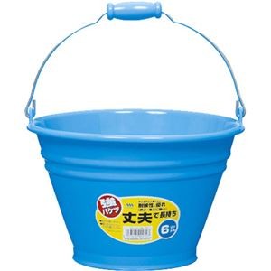 【5セット】 ヒマラヤ化学 カラーバケツ 6型 BL ブルー MMT02727X5