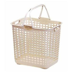【5セット】 ヒマラヤ化学 ウイングバスケット ネイチャー L BE ベージュ MMT18523X5