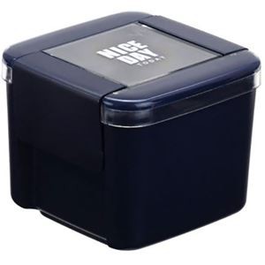 【5セット】 岩崎工業 イージーケアランチボックス深型 NV ネイビーB-1489-NVX5