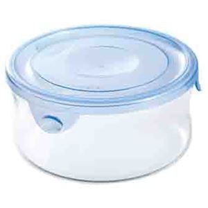 【5セット】 岩城ハウスウエア NEWパック&レンジ丸型 380ml アクアブルー KBT7401BLNX5