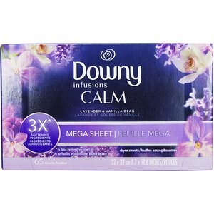 ダウニー インフュージョン 衣類乾燥機用柔軟仕上げシート ラベンダー＆バニラビーン【3本セット】