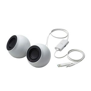 エレコム パソコン用2.0chスピーカー Stina SP-P10CUシリーズ ホワイト SP-P10CUWH