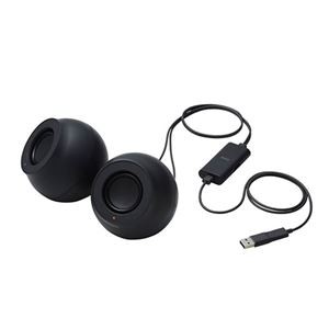 エレコム パソコン用2.0chスピーカー Stina SP-P10CUSBシリーズ ブラック SP-P10CUSBBK