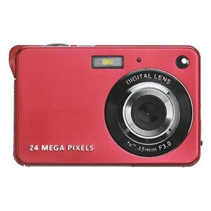 ASAGAO コンパクトデジタルカメラ ASCD2 2.7インチTFT液晶モニター搭載 レッド ASCD2-R
