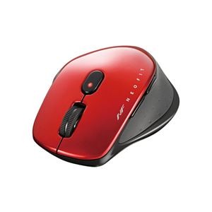 BUFFALO ワイヤレスマウス 5ボタン Bluetooth 切替機能付 BSMBB540RD