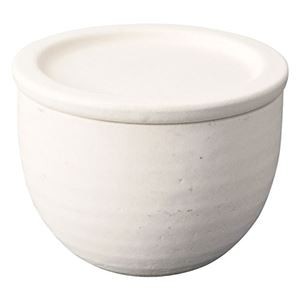 信楽焼 Hangout ライスコンテナ 1P 食べる前に電子レンジでチンするだけ 電子レンジOK ホワイト K50307816