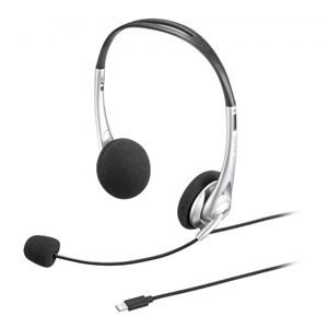 サンワサプライ USB TypeCヘッドセット MM-HSTC03SV