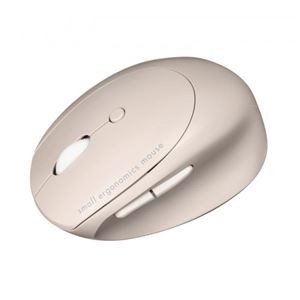 サンワサプライ 静音Bluetooth小型エルゴノミクスマウス 充電式 5ボタン ベージュ MA-EBBS522BG