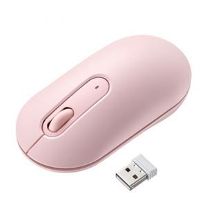 サンワサプライ 静音ワイヤレスマウス ピンク MA-WBS327PK