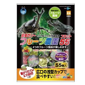 （まとめ） フルーツ農園 フラット 55 55個入 【×3セット】【代引不可】