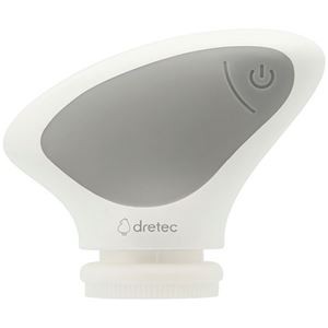 DRETEC ドリテック Refleu 電動シリコーンフェイスブラシ グレー 9.4×4.2×7.1cm C6134537
