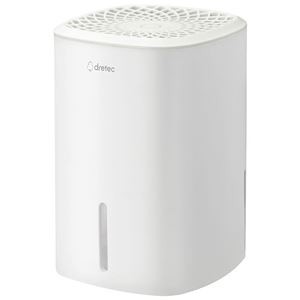 DRETEC ドリテック コンパクト除湿機「ロワン」 14.5×14.5×21.5cm(タンク満水容量約800ml) C6133568