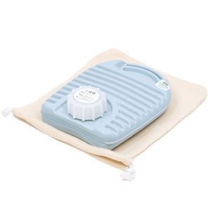 【5セット】 武田コーポレーション 湯たんぽ 600ml カバー付き ペールブルー TY22ーYT600PBX5