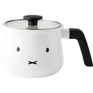 富士ホーロー マルチポット2.2L ミッフィーフェイス 25×17×15cm C6124538