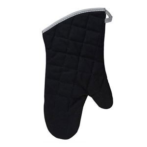 【3セット】 万年 耐熱オーブンミット 13インチ ブラック TVM-3X3