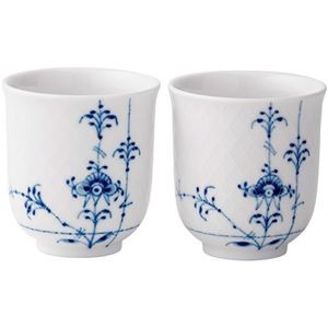 ロイヤルコペンハーゲン ブルーパルメッテ カップ ペア φ7.5×8cm C6007527