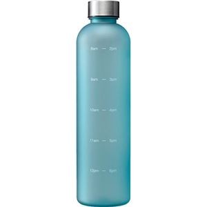 クリアタイム リマインダーボトル1L アイスブルー φ7.5×28cm C6129798