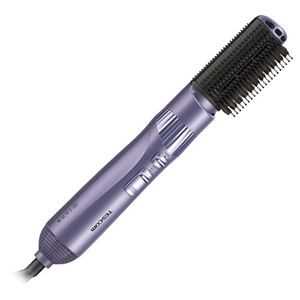TESCOM カール・ドライヤー マイナスイオン豚毛ブローブラシ パープル 本体21.3×4.8×5.1cm B1131510