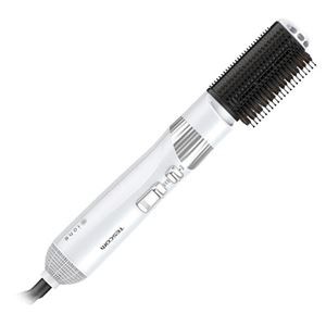 TESCOM カール・ドライヤー マイナスイオン豚毛ブローブラシ ホワイト 本体21.3×4.8×5.1cm B1131527