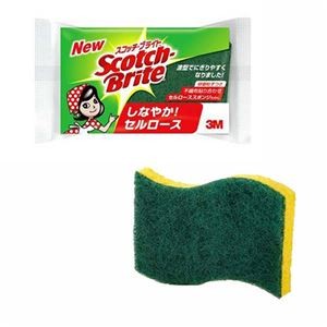【10セット】 3M スコッチ・ブライト セルロースたわし C-31SX10