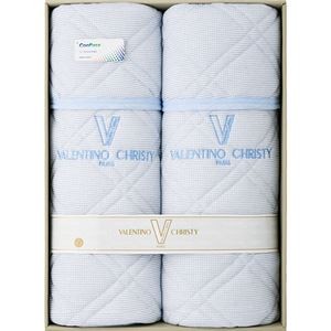 ヴァレンティノ・クリスティー 吸水速乾ニットワッフル敷パット2P 100×205cm B1150610