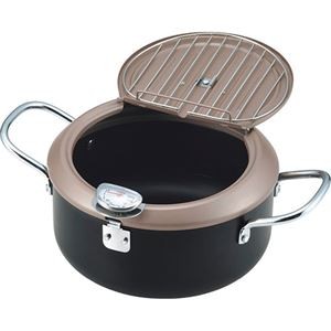 食彩亭 バット蓋付天ぷら鍋20cm 0.9L(適正容量)、2.6L(満水容量) C6125598