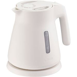 タイガー 電気ケトル0.8L ホワイト 20.3×15.9×18.2cm C6119587