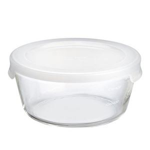 【5セット】 HARIO 耐熱ガラス製保存容器・丸600ml MST-60-TWX5