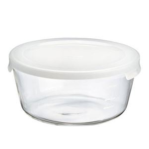 【5セット】 HARIO 耐熱ガラス製保存容器・丸1200ml MST-120-TWX5