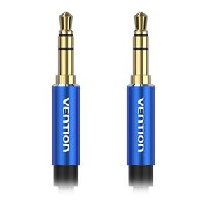 【5本セット】 VENTION 3.5mm Male to Male オーディオケーブル コットン編み アルミニウム合金 0.5m ブルー BA-4513X5