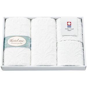 Hotel use premium quality パディII フェイスタオル2P&ウォッシュタオル2P フェイスタオル、ウォッシュタオル C6060556
