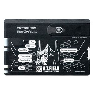 角利産業 A.T.FIELD ビクトリノックス スイスカード 10機能のマルチツール エヴァンゲリオン EVANGELION 初号機 ATF-1601