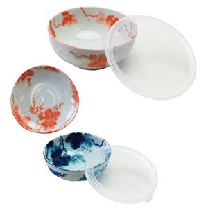 色彩ぶどう3点セット パックS(φ11.2×4cm)・パックL(φ16.6×7cm)・小皿(φ12×2.3cm)×各1 B1084615