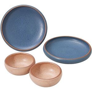 らくすくUD プレートごはんセットM プレート(φ17×3.5cm)・ボウル(φ10×4.5cm)×各2 C6104568