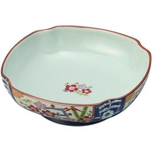 波佐見焼 金雲香梅 預鉢 17.3×17.3×5.5cm C6102659