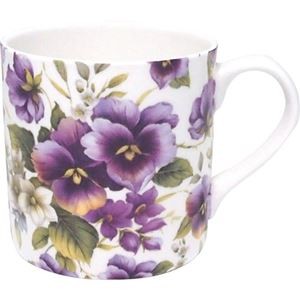 エインズレイ ステッチコール マグ ワイルドパンジー 約φ9×9cm C6094534