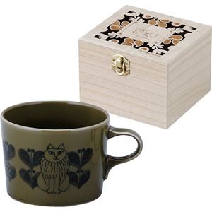 リサラーソン マグ(木箱入) グリーン φ9.5×7cm C6098515