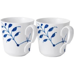 ロイヤルコペンハーゲン ブルーフルーテッド メガ マグ ペア φ8×8.5cm C6007569
