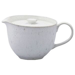 絞り出しポット 白釉窯変 10.5×15×8cm(300ml) B1109555