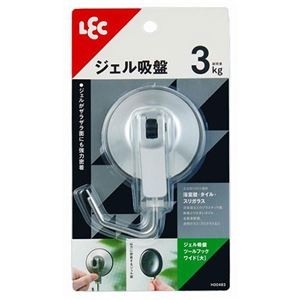 【5セット】 レック ジェル吸盤ツールフックワイド 大  H00483X5