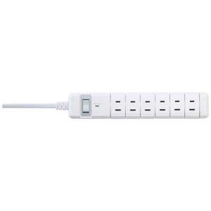 両面挿し電源タップ 12個口 1.8m