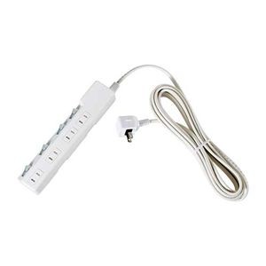 耐雷SW付タップ 4個口 5m WLK-45S（W）