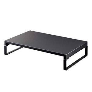 机上台390mmロウA-7330-124マットブラック 【組立品】