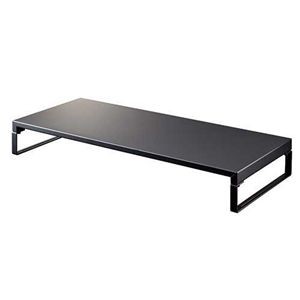 机上台590mmロウ A-7332-124マットブラック 【組立品】