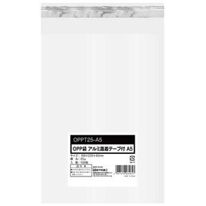 【まとめ】 OPP袋シールあり A50.025mm厚 100枚入 【×5セット】