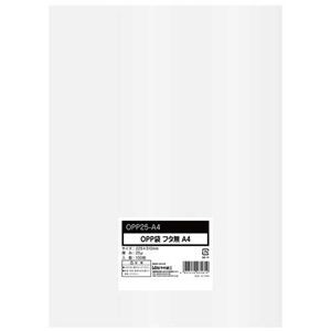 【まとめ】 OPP袋シールなし A4 0.025mm厚 100枚入 【×5セット】
