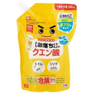 【まとめ】 激落ちくんクエン酸スプレー 詰替 500mL 【×5セット】