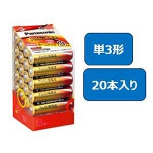 アルカリ乾電池 単3 20本 LR6XJ／20SH
